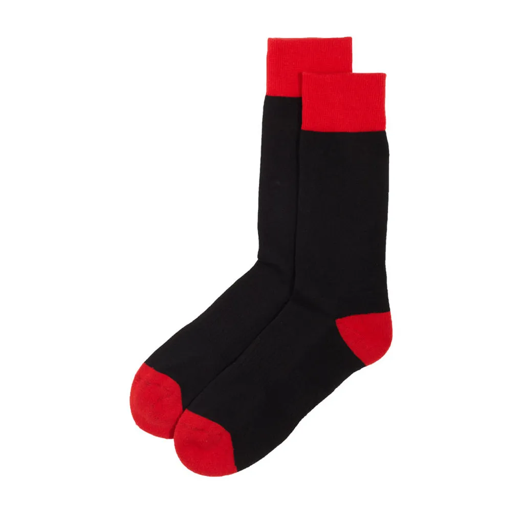 Black Serious Socks