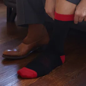 Black Serious Socks