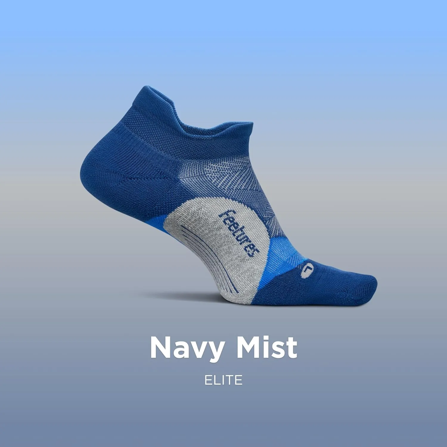 Feetures Elite Light Cushion Mini Crew Sock - Sport Sock with Targeted Compression - (1 Pair)