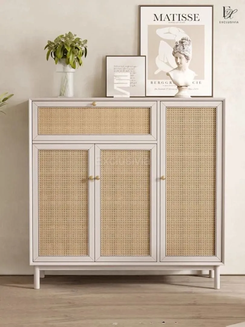 GORD Rattan Shoe Cabinet Sideboard