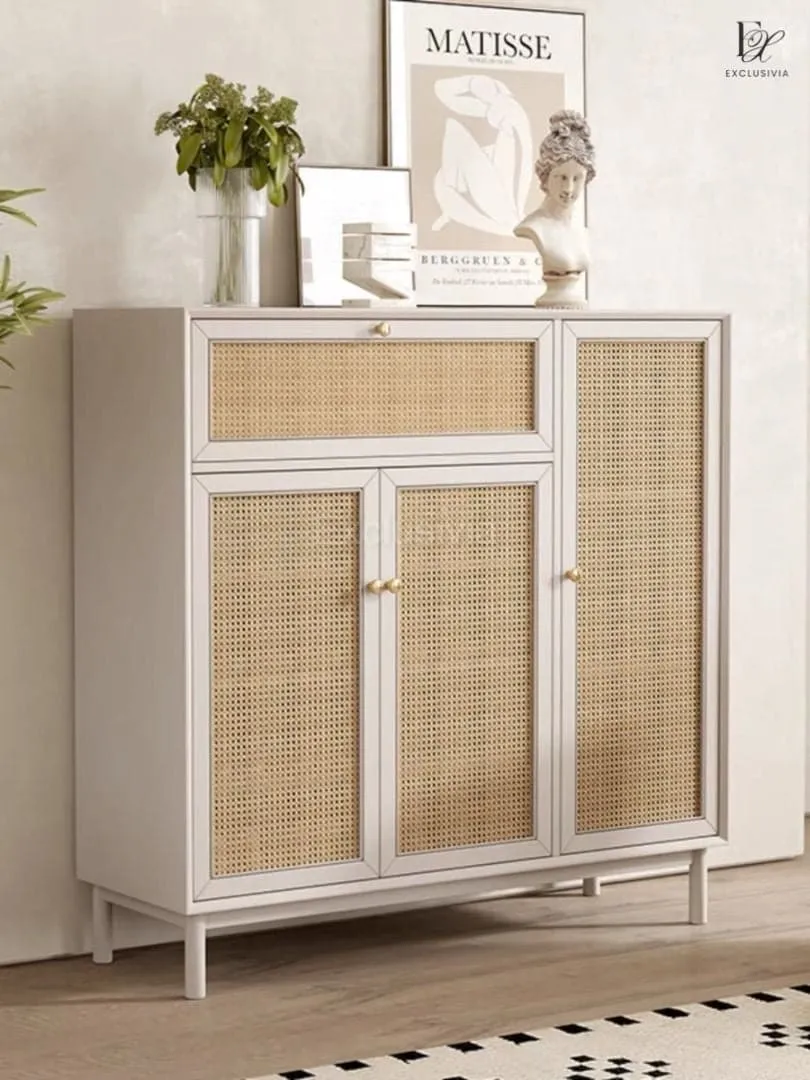 GORD Rattan Shoe Cabinet Sideboard