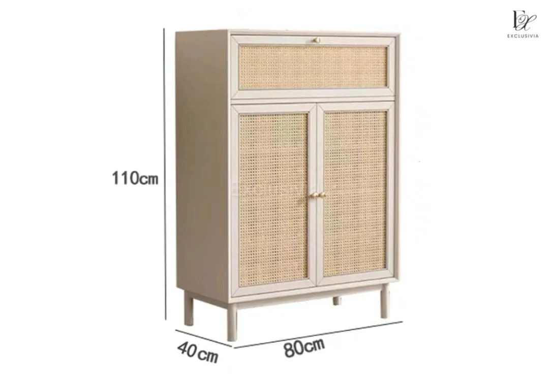 GORD Rattan Shoe Cabinet Sideboard