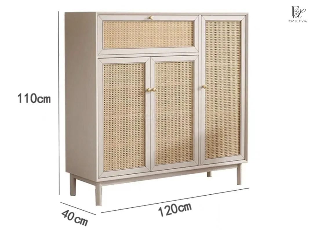 GORD Rattan Shoe Cabinet Sideboard