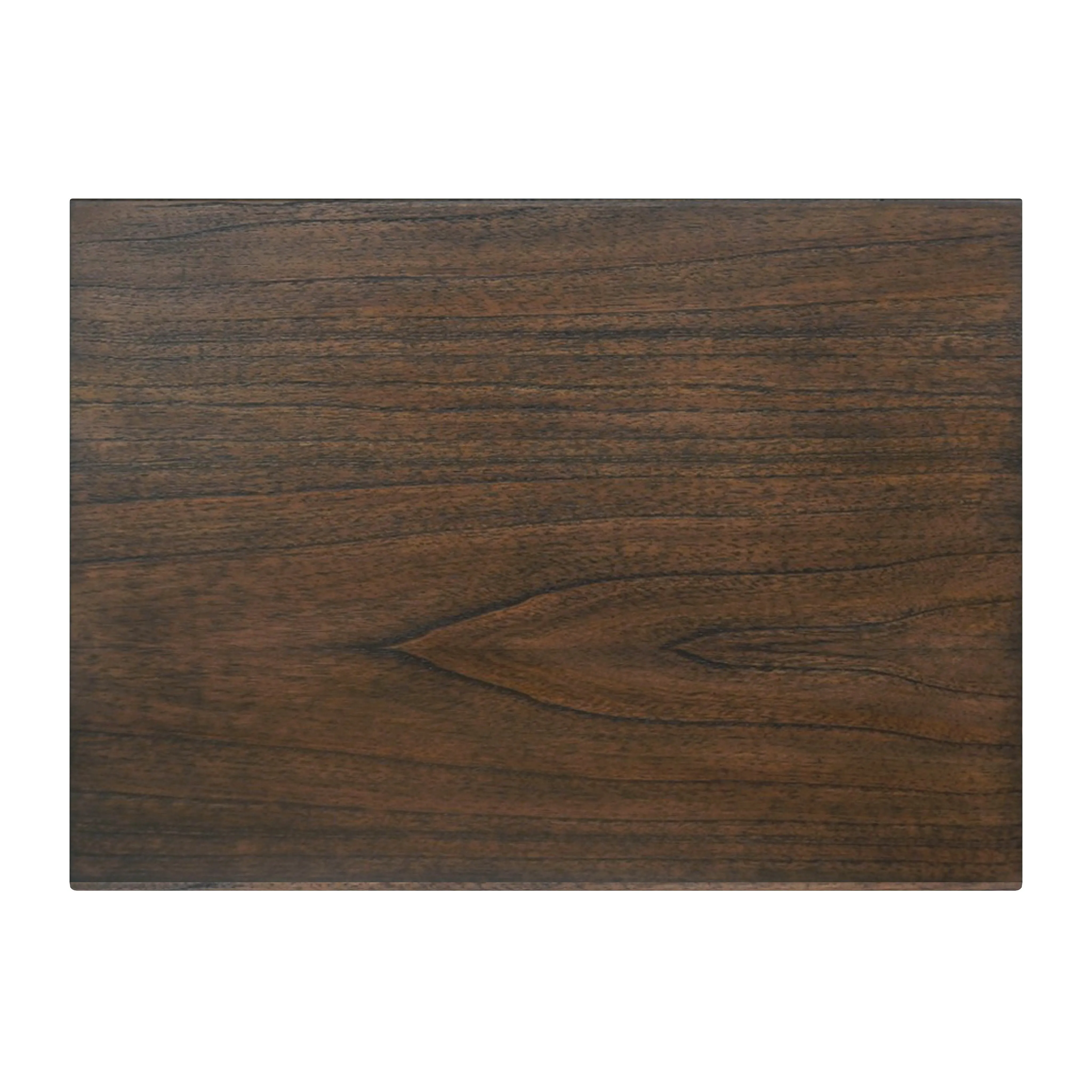 Halmstad Wood Panel 3 Drawer Narrow Nightstand in Brown  5767188