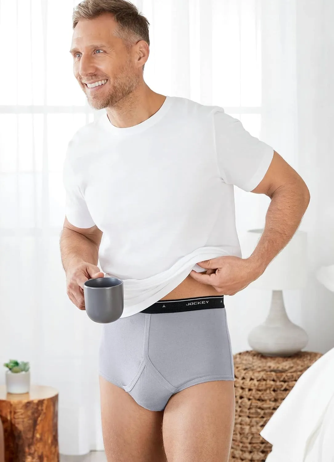 Jockey Mens Underwear Briefs - Classic Full Rise Design, Pack of 3 - Authentic Mens Underwear for Comfort and Quality