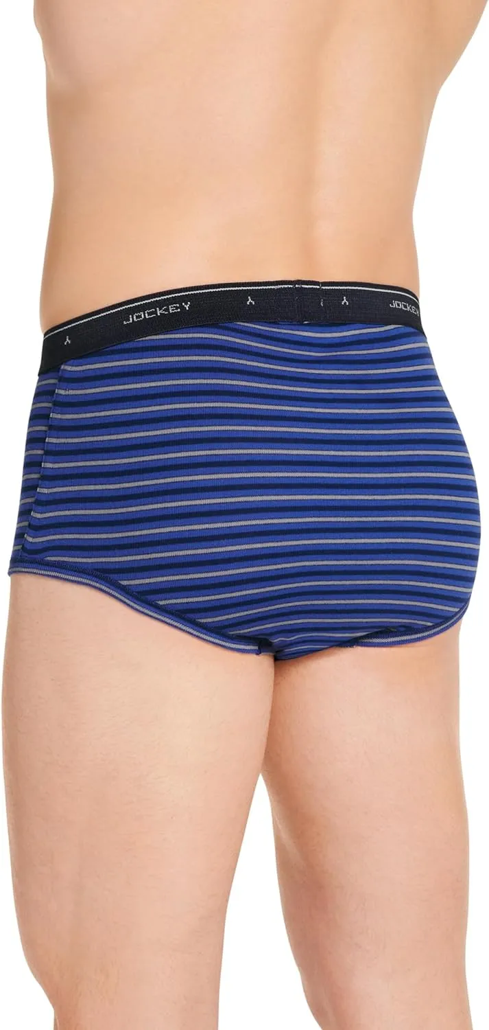Jockey Mens Underwear Briefs - Classic Full Rise Design, Pack of 3 - Authentic Mens Underwear for Comfort and Quality