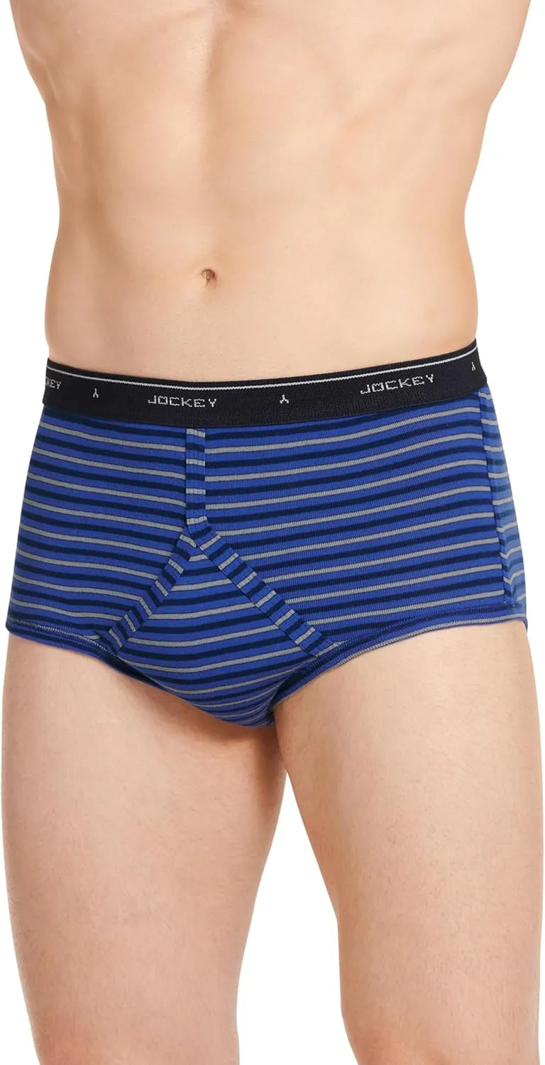 Jockey Mens Underwear Briefs - Classic Full Rise Design, Pack of 3 - Authentic Mens Underwear for Comfort and Quality