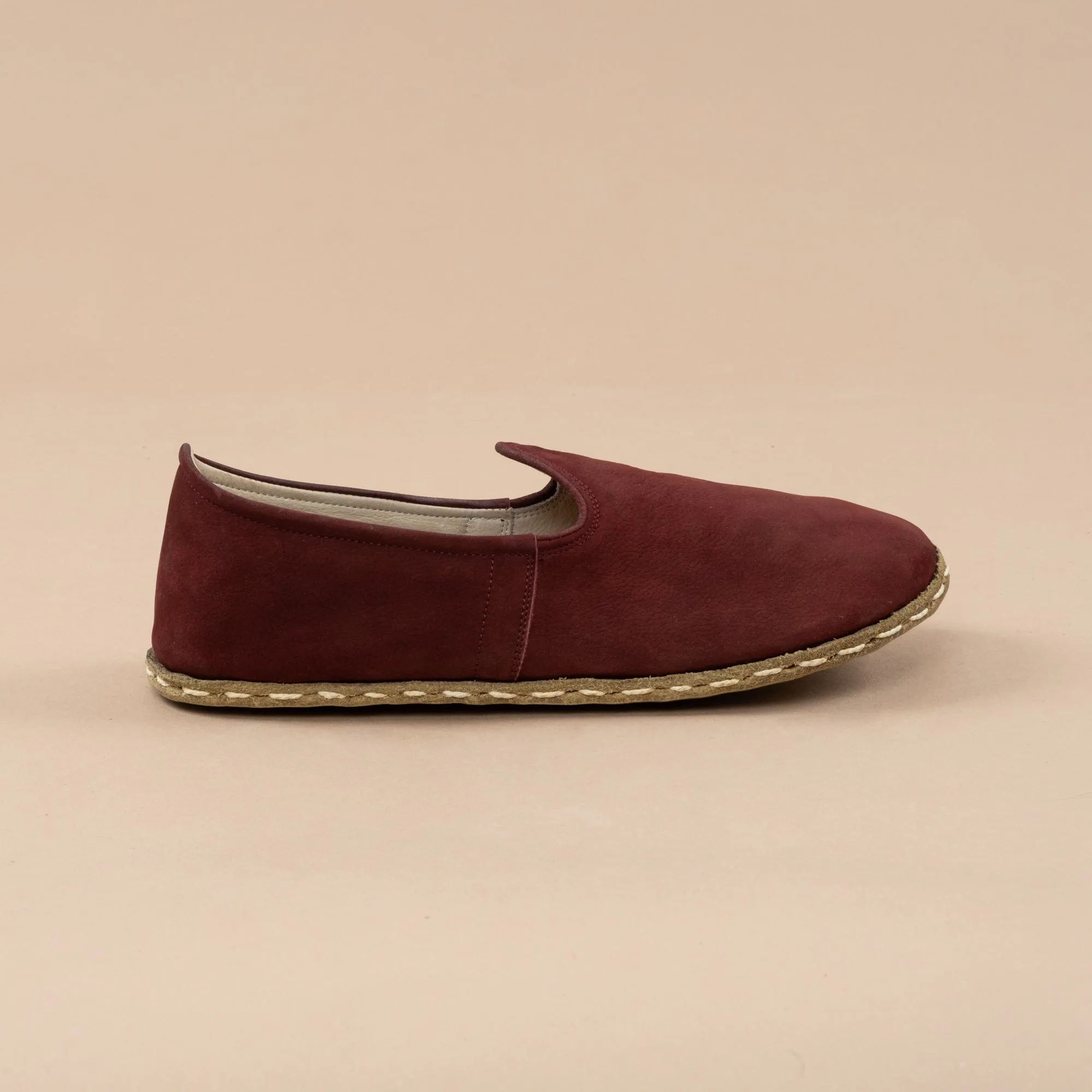 Men's Burgundy Barefoots