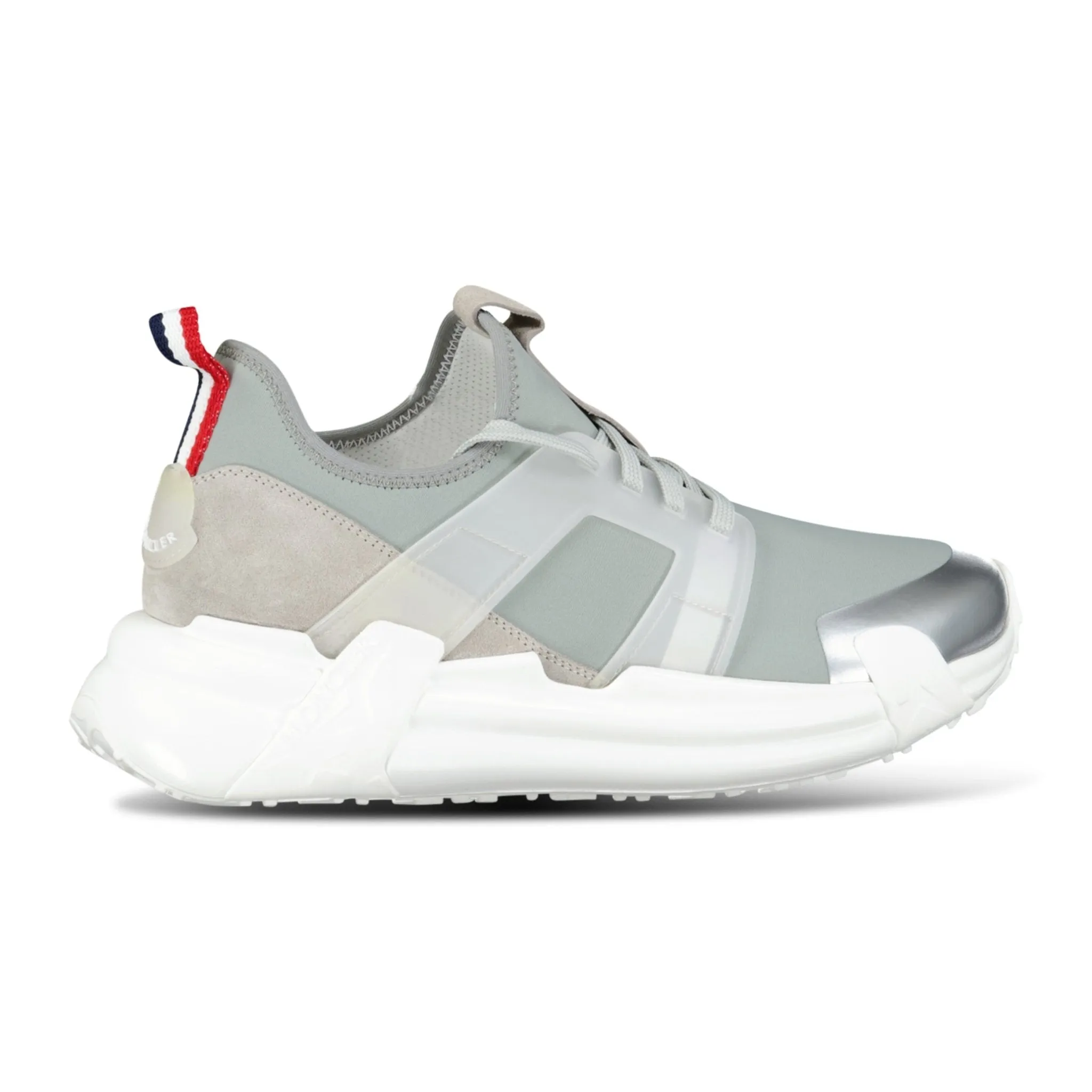 MONCLER LUNAROVE TRAINERS GREY / SILVER