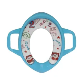 Safe-O-Kid, Soft Cushioned Potty Seat- Blue