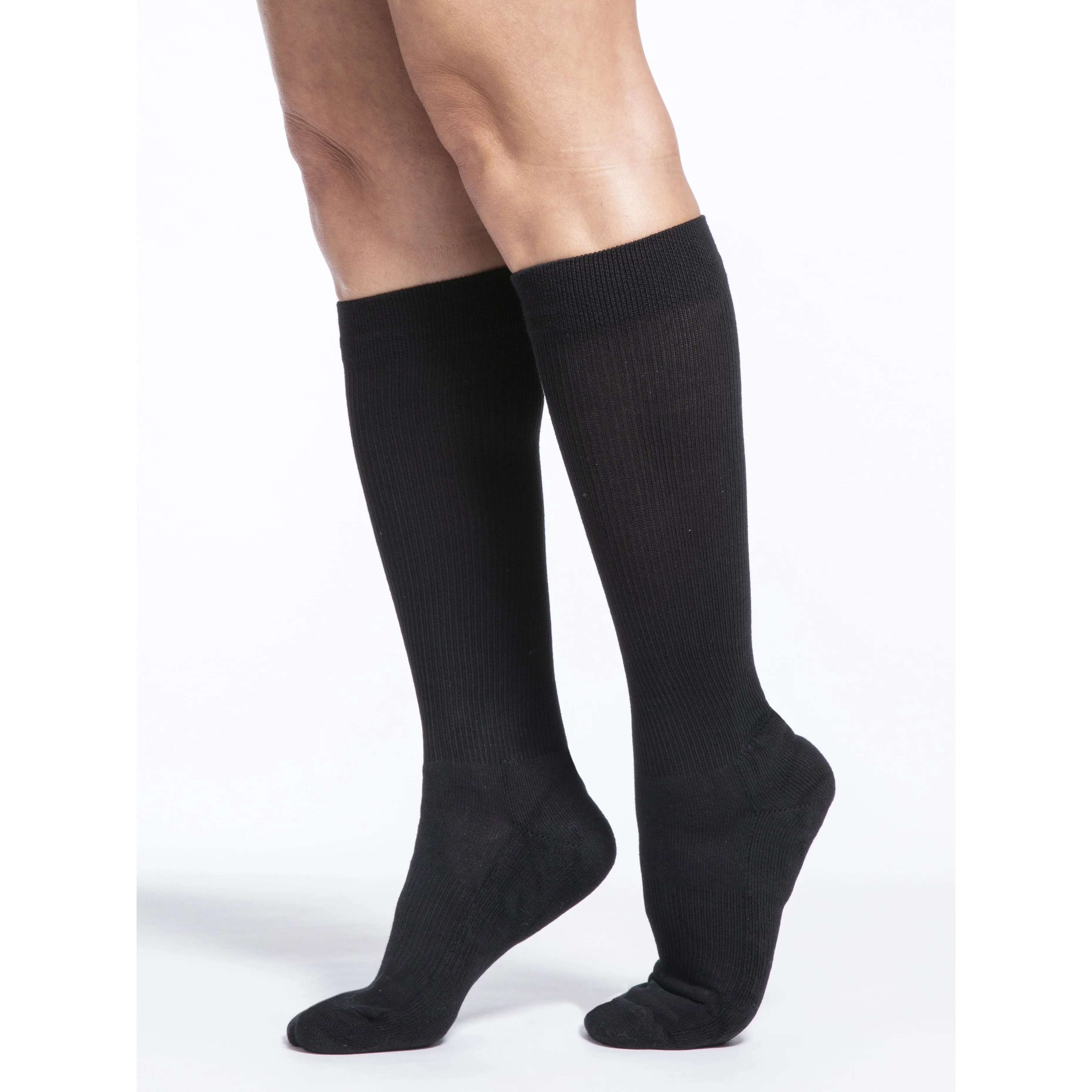 Sigvaris Cushioned Cotton Women's Knee High 20-30 mmHg