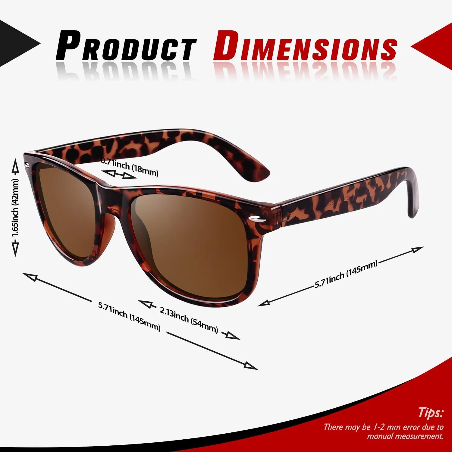 Sunier Polarized Sunglasses for Men and Women, Retro Square Matte Finish UV400 Protection Shades for Driving, Fishing