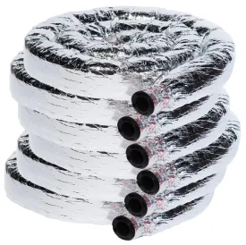 UPC-26TCR6-6 - Sound Attenuator Tubing, TFS, Couplings Attached 2" ID x 12'L, R-6.0 (72 ft. per box)