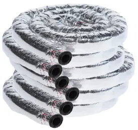 UPC-26TDR4-6 - Sound Attenuator, Double Vapor Barrier, TFS, Couplings Attached, 2"x12' R-4.2 (6 pcs)